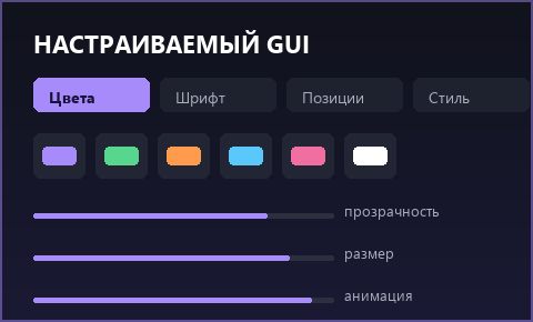 Настраиваемый GUI
